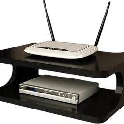 muneer SET TOP BOX SATND MDF (Medium Density Fiber) Wall Shelf image 4