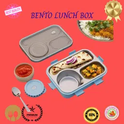 moira international Lunch Box for Kids Compartment Insulated Stainless Steel Tiffin Box for KID_L198 3 Containers Lunch Box-picture-11