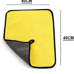 winkcart 1 Microfiber cleaning soft cloth,Sponge,Gloves,Carpet brush & Wiper Combo image 2