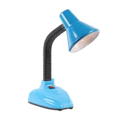 Blue Metal Shade Study Lamp With Blue Base By Brightdaisy image 4