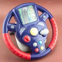 fiddlerz Steering Wheel Toy for Kids Simulation Driving Car with Light & Sound Toys image 4