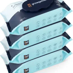 growgether 99.9% Purified Water Baby Wipes With Aloe & Chamomile for Newborns - 288 Wipes-picture-21