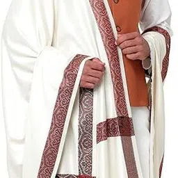 Kashmiri Thead Poly Wool Printed Men Shawl image 5