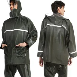 hacer Solid Men Raincoat image 5