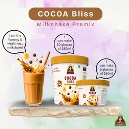 nairuti vyutpadan Cocoa Bliss Milkshake Premix | Rich Chocolate Drink Mix | Instant Shake image 4