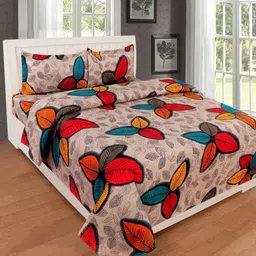 risingstar 180 TC Microfiber Double 3D Printed Flat Bedsheet-picture-12