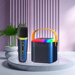 SACRO Y1 (PORTABLE WIRELESS SPEAKER) With Karaoke Mic and High Quality SoundB488 10 W Bluetooth Laptop/Desktop Speaker-picture-13