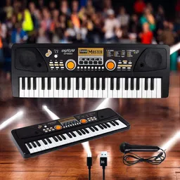 just97 49-Keys Musical Piano with Mic for Kids Analog Portable Keyboard For Kids_A412-picture-44