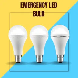 guggu Rechargeable Emergency Bulb 12W Inverter Rechargebale Emergency Bulb_Pack_3 T226 3 hrs Bulb Emergency Light image 1