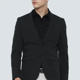 louis philippe Men Printed Single Breasted Casual Blazer image 1