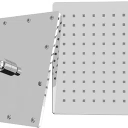 12-Inch Square Rain Shower Head Steel Wall Mounted High-Pressure Bathroom Shower Fixed Mount-image-37