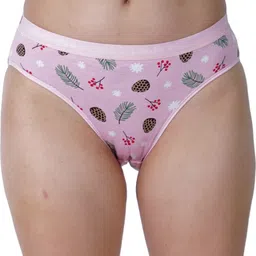 ladyland Pack of 3 Women Hipster Pink, Black, Blue Panty image 4