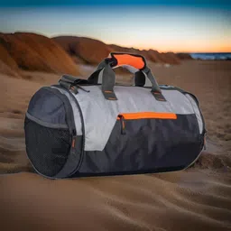 house of common 25 L Gym Duffel Bag - Sports Gym Bag Travel Duffel Bag(S-18*1 1) - Orange-picture-35