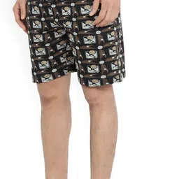 bumchums Pack of 2 Printed Men Multicolor Bermuda Shorts image 4