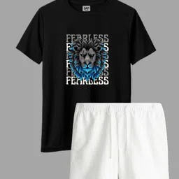 twe Men Night Suit Set Multicolor Graphic Print-picture-31