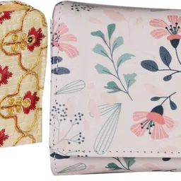 sunesh creation Casual Blue, Gold Clutch-picture-24