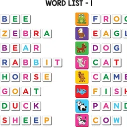 pezyox Magnetic Learn to Spell : Animals with 32 Picture Magnets, 72 Letter Magnets, Magnetic Board and Spelling Guide image 3