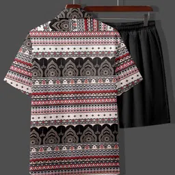 labridog fashion Men Night Suit Set Multicolor Printed, Printed image 2