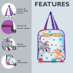 faenex Tom and Jerry Themed Lunch Bag - Cute & Functional with Carry Handle Waterproof Lunch Bag image 3