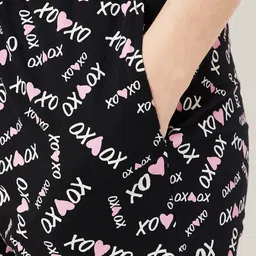 max Printed Women Black Casual Shorts image 5