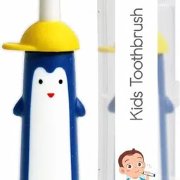 littloo Penguin Toothbrush For Kids|Ultra Soft Micro Bristles |BPA Free with Suction Cup Ultra Soft Toothbrush-picture-15