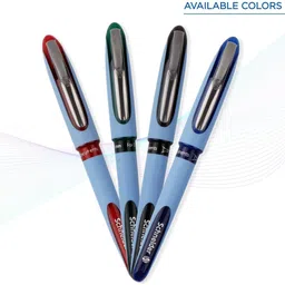 schneider by luxor One Hybrid | Needle Tip | 0.5 mm | 2000 Meters Writing Length | Waterproof Ink Roller Ball Pen image 2
