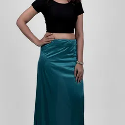 DARSHAN VIMAL Morkanthi Siyah Satin Petticoat (Warranty -1 Month) Silk Blend Petticoat-picture-33