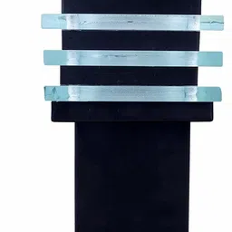 abd Gate Light Ice Cube Small Black Gate Light Outdoor Lamp image 2