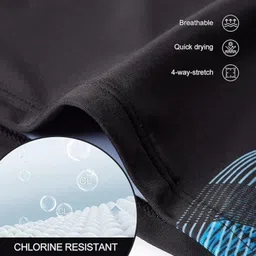 aster Printed Swimming Costume For Men Swimsuit for Men & Boys Printed Men Trunk Orange Swimsuit image 3