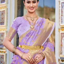 prihal art Unstitched Art Silk Kurta & Churidar Material Self Design image 4