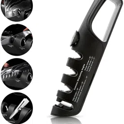 maycreate Supvox Adjustable Kitchen Coarse Fine Ceramic Steel Sharpener Knife Honer image 1