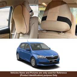 oshotto Beige Fabric Car Pillow Cushion for Skoda-picture-17