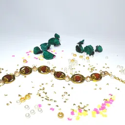 Bracelet Premium Rudraksha Rakhi Bracelets Assorted Bracelet Set-image-21