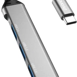 DUDAO A16T Type-C USB HUB Smart Chip 4 USB 3.0 5GBPS Transfer Speed Premium Aluminum Compatible with MacBook,iPhone 15,Android Type-C Devices Mouse,Pendrive, SSD,etc USB Hub, Laptop Accessory-picture-27