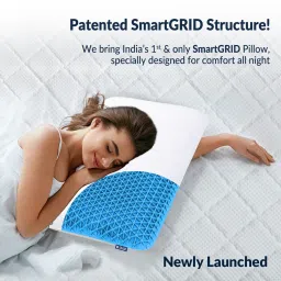 the sleep company Premium Hybrid SmartGRID & Foam 26 x 16 Inch Pillow image 5