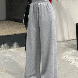 progeny Women Solid Grey Track Pants image 3