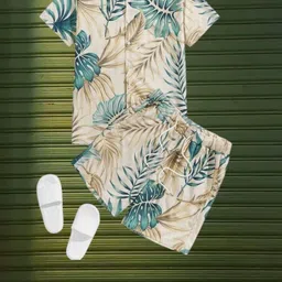 jeny fashion Men Night Suit Set Multicolor Printed-picture-34