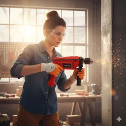 ranpra 13MM DRILL HAMMER MACHINE Pistol Grip Drill image 2