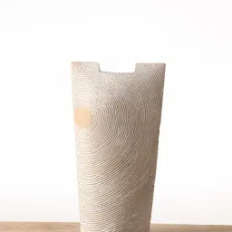 casacraft from pepperfry White Orira Resin Vase (White) image 1