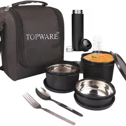 Topware lunchbox with Smart Temperature bottle 3 Containers Lunch Box set 3 Containers Lunch Box-picture-15
