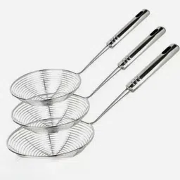 egalaxytrader Stainless Steel Wire Skimmer Set Kitchen Tool Set-picture-15