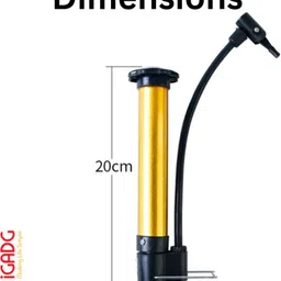 igadg 50 psi Tyre Air Pump for Car & Bike image 3