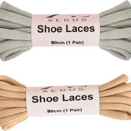 XERUS Shoe Lace Round Light Grey Beige For Boot Sport Hiking Shoes Shoe Lace-picture-16