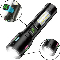 regals choice Waterproof Aluminum Rechargeable Usb Led Tactical Torch Light Torch image 3
