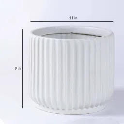 harla arts Pheonix (Medium) Pink Porcelain Floor Planters image 3