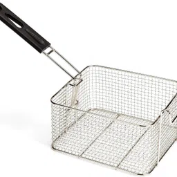 shoppershub pnq 8L Deep Fryer Basket with Detachable Handle Used in Commercial Fryers Deep Frying Basket-picture-10