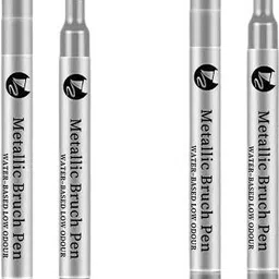 Metallic Brush Pen for Drawing Designing Decoration Craftwork-image-1