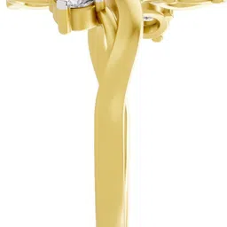 Sparkles Certified Lab Grown Diamond 14kt Yellow Gold ring image 4