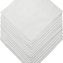 JAIDEV TEX HAND KERCHIEF ["White"] Handkerchief image 4