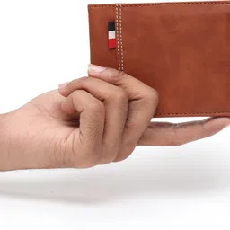 highlark Men Evening/Party, Casual, Formal, Travel, Trendy Tan Artificial Leather Wallet-picture-14